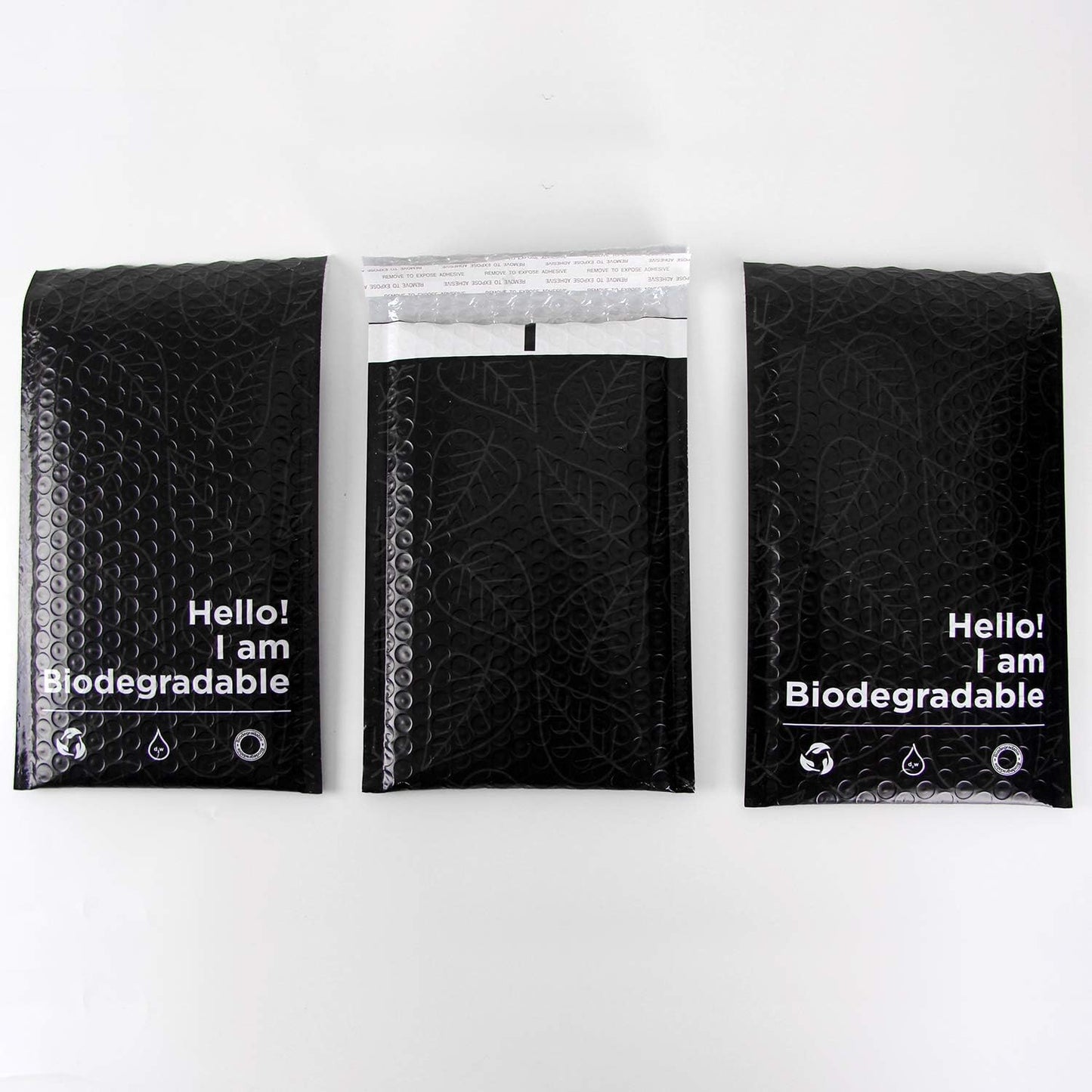 ™ 100% Biodegradable Bubble Mailers,25Pcs Padded Packaging Wrap Envelopes Pouches Eco Friendly No Glue, No Plastic, Christmas Wrapping (6 X 10)
