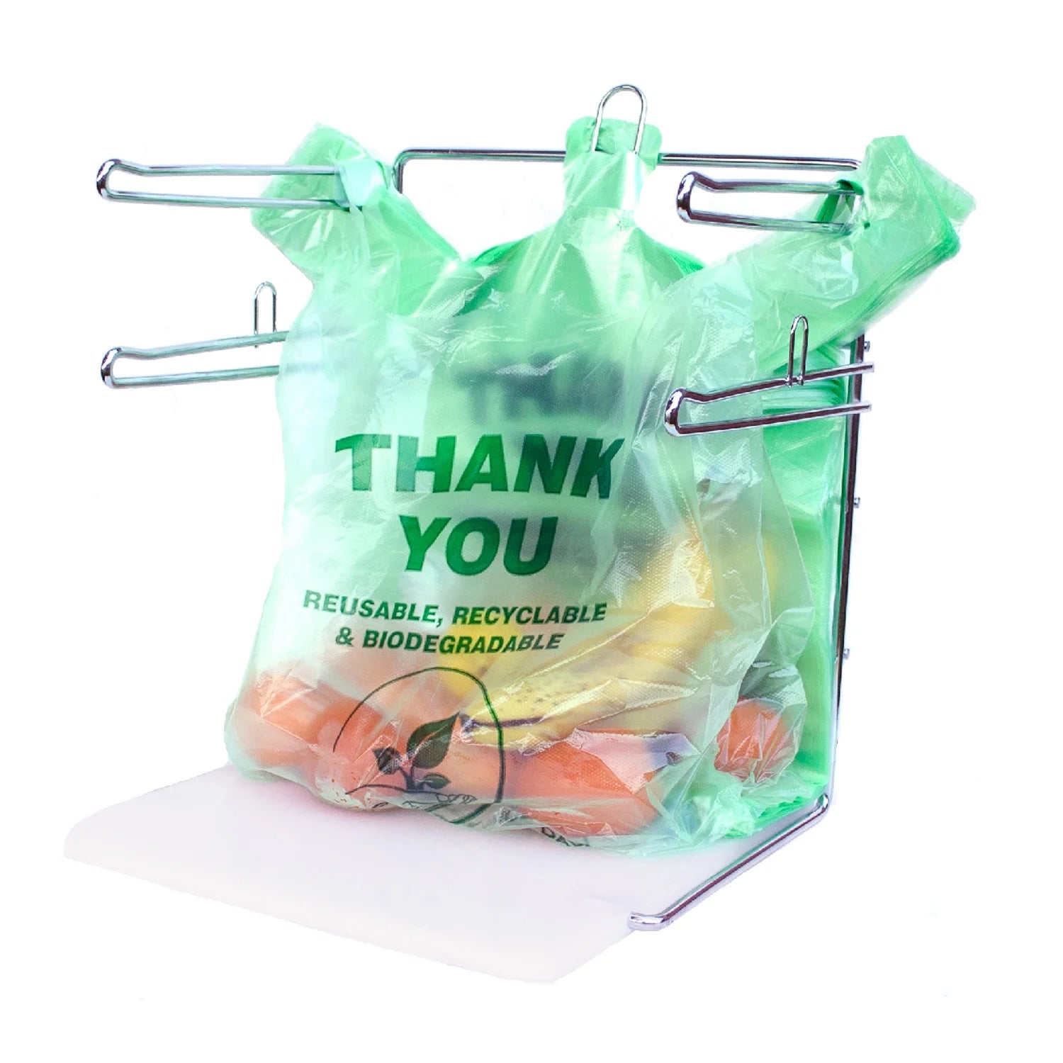 Biodegradable T-Shirt Bags 500 Bulk – Eco-Friendly Green Grocery and Retail Shopping Bags