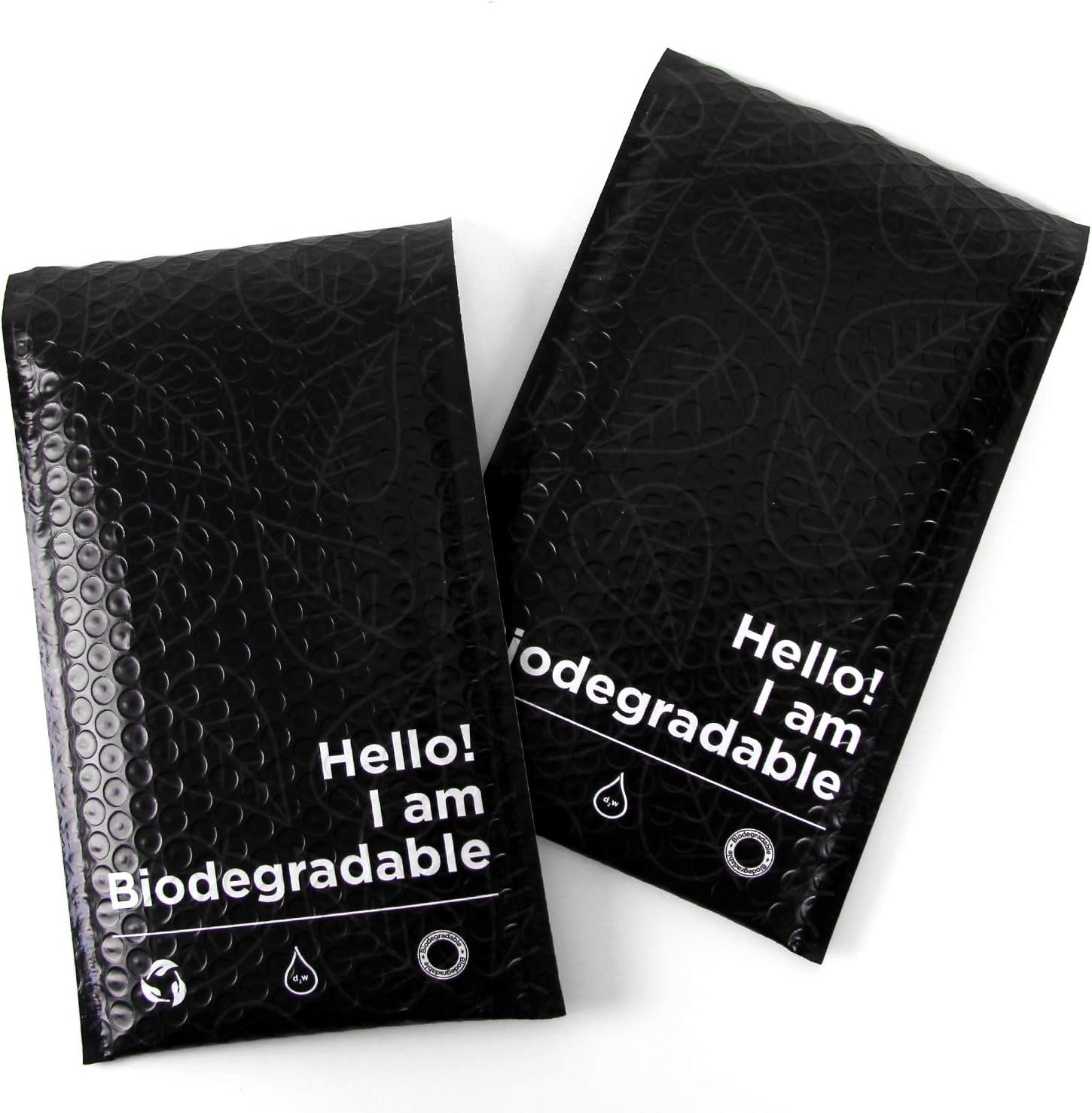 ™ 100% Biodegradable Bubble Mailers,25Pcs Padded Packaging Wrap Envelopes Pouches Eco Friendly No Glue, No Plastic, Christmas Wrapping (6 X 10)