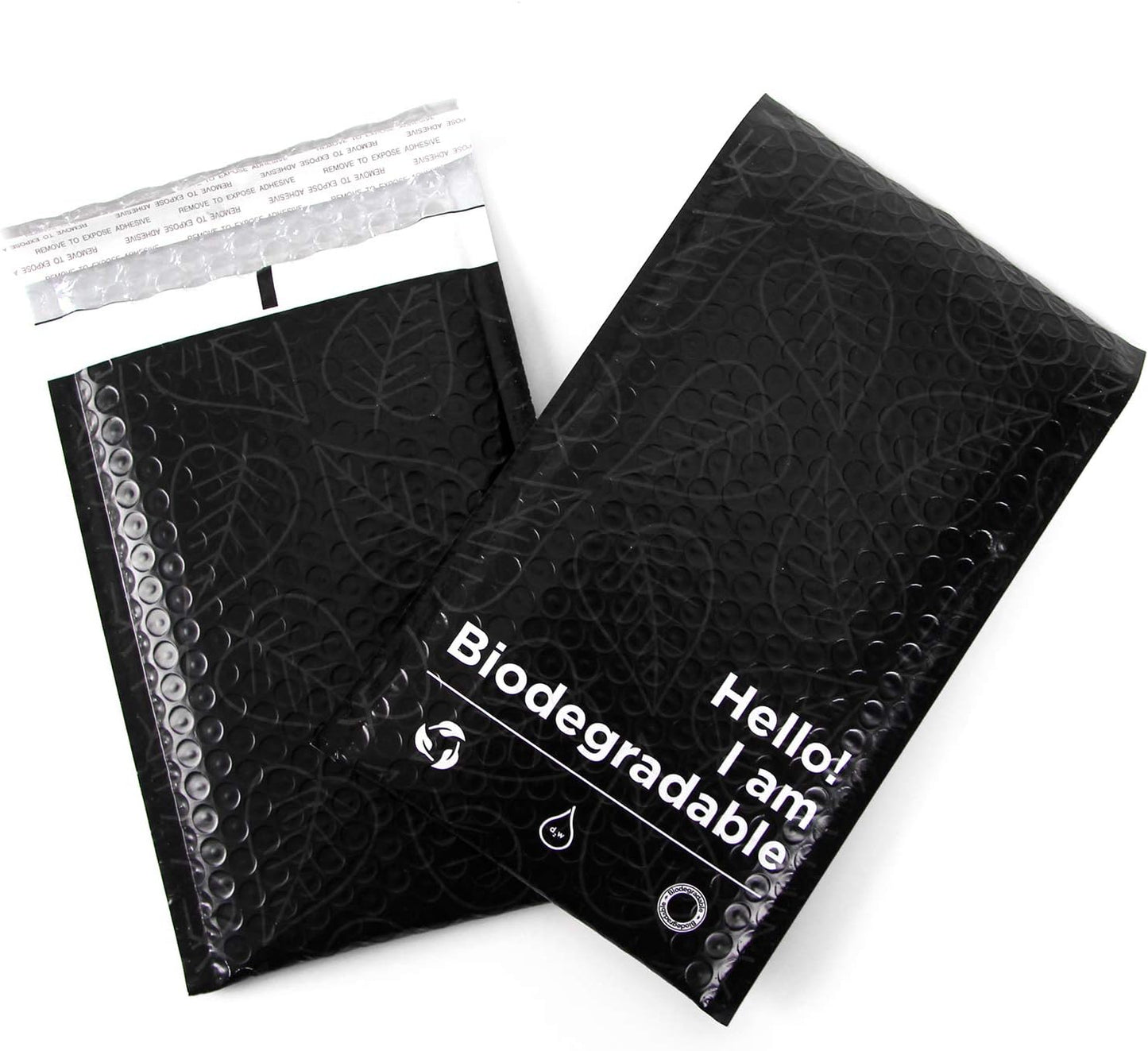 ™ 100% Biodegradable Bubble Mailers,25Pcs Padded Packaging Wrap Envelopes Pouches Eco Friendly No Glue, No Plastic, Christmas Wrapping (6 X 10)